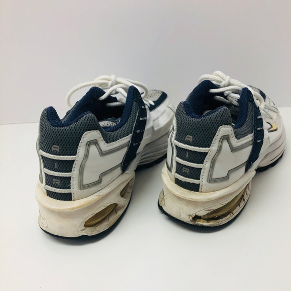 NIKE AIR MAX TRIAX Sneakers White Blue Running 7 - Picture 9 of 9